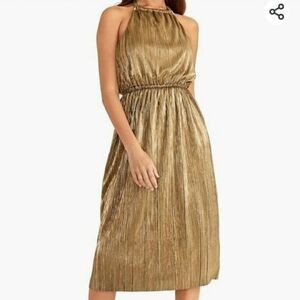 Rachel Roy October Gold Dress S Sleeveless 104